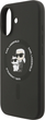 Etui Karl Lagerfeld Silicone Karl&Choupette Ring MagSafe do Apple iPhone 17 Black (3666339549534) - obraz 6