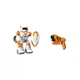 Интерактивная игрушка ROBOT робот с игровым пистолетом (3858894673780) (266109) - изображение 1