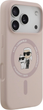 Etui Karl Lagerfeld Silicone Karl&Choupette Ring MagSafe do Apple iPhone 17 Pro Pink (3666339549435) - obraz 4