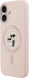 Etui Karl Lagerfeld Silicone Karl&Choupette Ring MagSafe do Apple iPhone 17 Pink (3666339549411) - obraz 3