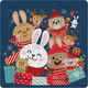 Пазли Interdruk Christmas Happy Friends тришарові 49 деталей (376336) - зображення 2