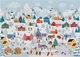 Пазлы Interdruk Christmas Village трёхслойные в квадратной коробке 1000 деталей (376282) - изображение 2