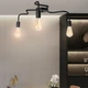 Люстра лофт MSK Electric Laminari потолочная на три лампы NL 17503-3 BK - изображение 2