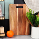 Дошка для нарізання Excellent Houseware дерев’яна Коричнева 40 x 25 см (8720573836715) - зображення 6