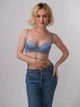 Бюстгальтер с косточками Verdissima Raso + Pizzo RP25 75C Голубой (8059892477867) - изображение 3