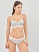 Бюстгальтер без косточек хлопковый brabrabra 034S 70D Серый (6907208014157) - изображение 3