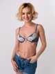 Бюстгальтер с косточками с Push-up Verdissima Jeans NS24 G 80C Синий (8059892361418) - изображение 3