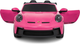 Електричний автомобіль для дітей Porsche 911 GT3 Рожевий (5903864985573) - зображення 3