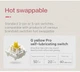 Клавіатура бездротова Xiaomi ART MIIIW Z830 Max Iridescent UA Wireless/Bluetooth/USB White (MWMKB04) - зображення 8