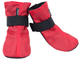 Buty dla psa Amiplay Bristol M Czerwony 2 szt (5907563272484) - obraz 1