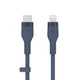 Кабель Belkin BoostCharge Flex Type-C - Lightning 1 м Blue (CAA009bt1MBL) OEM - изображение 2