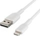 Кабель Belkin USB-A - Lightning PVC 0.15 м White (CAA001BT0MWH) - изображение 4