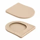 Унітаз підвісний Qtap Robin Ultra Quiet 520×365×340 мм, Beige, із сидінням Slim Duroplast / Soft-close / Quick Release - зображення 8