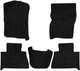 Ворсовые коврики EVAtech Standard в салон авто для Chevrolet Tahoe (GMT800) 2000-2006 2 поколение SUV USA черный кант (CT43697CB5VEB) - изображение 1