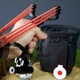 Рогатка DEXT Cobra Laser Black Набор для Охоты Maximum с лазерным прицелом, стальными шариками, жгутами, тактической сумкой и металлическим спусковым механизмом - изображение 3