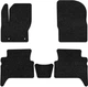 Ворсовые коврики EVAtech Premium в салон авто для Ford C-Max 2003-2010 1 поколение Minivan EU черный кант (FD32389C5TL2VPB) - изображение 1