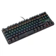 Механическая клавиатура 87 key черная с RGB-подсветкой Bajeal K100 80% Red switch игровая без цифрового блока - изображение 2