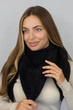 Косинка-бактус пухнаста в'язана Еліс 5182 Braxton чорний - зображення 3