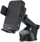 Автодержатель для телефона с беспроводной зарядкой XO WX043 Wireless 15W Black (WX043.black) - изображение 1