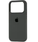 Чехол Fiji Silicone Case для Apple iPhone 17 Pro бампер накладка Soft Touch с микрофиброй OliveDrab - изображение 1