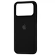 Чехол Fiji Silicone Case для Apple iPhone 17 Pro Max бампер накладка Soft Touch с микрофиброй Black - изображение 1