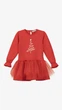 Платье праздничное с принтом для девочки Aura Style 1081 98 см Красный shop (2000999331091) - изображение 1