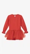 Платье праздничное с принтом для девочки Aura Style 1081 98 см Красный shop (2000999331091) - изображение 5