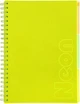 Тетрадь на пружине Buromax Neon A4 120 листов в клетку 3 разделителя Желтая (BM.24349911-08) - изображение 1