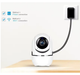 Wi-Fi камера Z-IOT CAM White 1080P Full HD / Умная видеокамера с датчиком движения и ночным видением - изображение 3