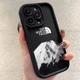 Чохол для iPhone 11 Pro Max матовий The North Face, захисний, чорно-білий - зображення 2