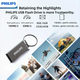 USB Флешка Карта памяти PHILIPS Брелок Накопитель 128Гб металлическая Черная - изображение 7