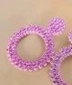 Жіночі сережки усипані стразами jewelry Рожевого кольору - зображення 8