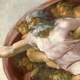 Постер Сотворение Адама, Микеланджело, Michelangelo, Creation of Adam, A3 21×42 см (id3421) - изображение 3