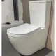 Унитаз напольный безободковый белый KOER TT-0201-T3 сиденье микролифт выпуск в стену KR5613 - изображение 2