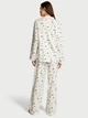 Фланелева піжама (сорочка + штани) Victoria's Secret Flannel Long Pajama Set S Long Білий (27138623) - изображение 2