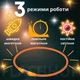 Светодиодный, водостойкий LED ошейник для собак с зарядкой USB, 50 см, размер М (оранжевый) - изображение 2