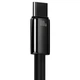 Кабель Baseus Tungsten Gold Fast Charging USB-A to Type-C 100 w 20V 5A 1м (CAWJ000001) Black - изображение 7