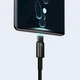 Кабель Baseus Tungsten Gold Fast Charging USB-A to Type-C 100 w 20V 5A 1м (CAWJ000001) Black - изображение 8