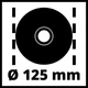 Кутова шліфмашина Einhell TC-AG 125/850 (4430971) - зображення 5