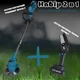 Аккумуляторный триммер и кусторез Krafftec KRA-808 2в1 18V универсальный садовый набор 9415 - изображение 3