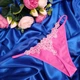 Трусы стринги женские Bettycana цветочные S розовые (508р) - изображение 2