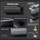 Беспроводная Механическая Клавиатура AULA F75 MAX LEOBOG Reaper Switch Black - изображение 10