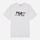 Футболка хлопковая длинная мужская Fila FAM1126-10001 2XL Белая с принтом (4067777248147) - изображение 5