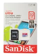 Карта памяти SanDisk Ultra microSD HC UHS-I 32GB Class 10 + SD-adapter - изображение 2
