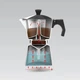 Кофеварка Maestro MR-1667-3 "Espresso Moka" 150 мл алюмін., індукція - зображення 4