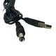 Кабель для роутера від повербанка на 5V, DC 2.1x5.5mm, USB 5V->5V, 1 м, Кабель для роутера 5 вольт, чорний - зображення 2