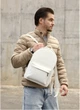 Чоловічий рюкзак Sambag Brix Classic білий універсальний міський рюкзак 51948 - зображення 7