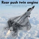 Радиоуправляемый самолет Blitz F-22 Pro с гироскопом, 4CH, 2.4GHz, серый - изображение 2