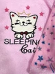 Дитяча тепла піжама для дівчинки Mini Moon Sleeping cat 164/170 см (маломірять), рожевий - зображення 2
