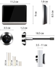 Відеодомофон дверного вічка бездротовий Wi-Fi Tuya Smart Video Doorbell ED-300RA - изображение 7